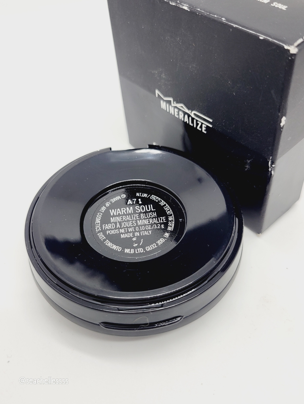 Warm Soul MAC Cosmetics Mineralize Blush Midtone Beige Gold Brand New In Box - Picture 4 of 8